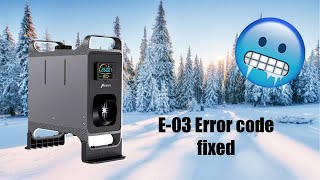 Whats REALLY Causing Your Diesel Heater Code E03 [upl. by Jehias]