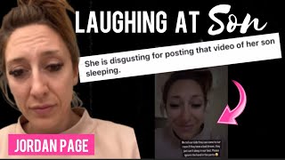 Jordan Page Shared Inappropriate Video Of Son On IG [upl. by Soalokin]