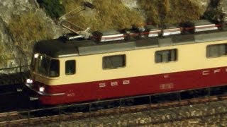 Modelleisenbahn Faszination Gotthardbahn [upl. by Gates]