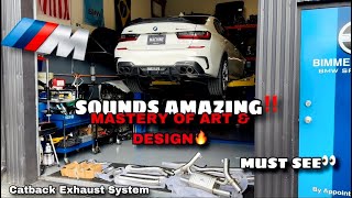 BEST SOUNDING EXHAUST FOR YOUR M340i‼️😱MASTERY OF ART amp DESIGN🔥 MUST SEE👀 [upl. by Avelin]