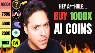 🔥THESE 7 quotSECRETquot AI CRYPTO COINS WILL 100X BY XMAS URGENT AF 🚀 [upl. by Cliffes]