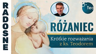 Różaniec Teobańkologia  krótkie rozważania z ks Teodorem  TAJEMNICE RADOSNE [upl. by Enicar]