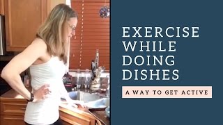 Get a workout while washing dishes [upl. by Anicart]