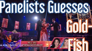 Panelists Guesses on Goldfish  The Masked Singer USA Season 11 Ep 10 [upl. by Martinez]