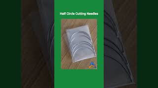 Half Circle Cutting needlesStainless steel half Circle cutting suture needles [upl. by Aicen]