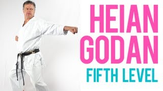 Heian Godan  Fifth Level  Shotokan Kata by Sensei Soon Pretorius Former JKA World Champion [upl. by Oinotnaesoj]