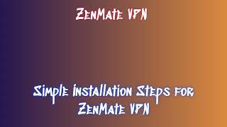 ZenMate VPN ZenMate VPN2024 [upl. by Hooker]