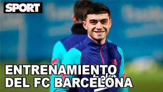 EL ENTRENAMIENTO DEL FC BARCELONA para PREPARAR EL PARTIDO DE LIGA ANTE el EIBAR🏋 [upl. by Sanson]