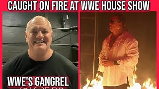 Gangrel Talks CATCHING ON FIRE During The Brood Entrance Hanging Big Bossman at WWE WrestleMania [upl. by Adnil792]