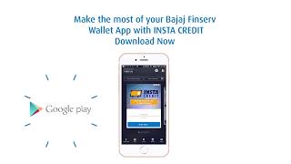 Exclusive Insta Credit on the Bajaj Finserv Wallet app Powered by Mobikwik [upl. by Nivad]