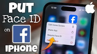 How to Put Face ID on Facebook iPhone [upl. by Yardley]