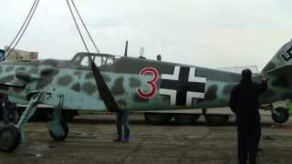 Messerschmitt BF 109  Płocki Piknik Lotniczy 2009  air show Płock [upl. by Julissa]