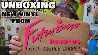 Unboxing NEW Vinyl from FUTURISMO Records UK Needle Drops vc [upl. by Leda]