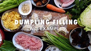 How to make dumpling fillings [upl. by Adnolehs]