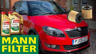 Step By Step  Service on Mk2 Skoda Fabia 16TDI  Oil Change Oil Filter Air Filter amp Cabin Filter [upl. by Kira]