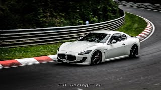 Maserati Granturismo MC Stradale Nürburgring Nordschleife Lap 758 [upl. by Edmon237]