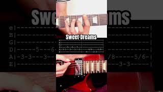 How to play Sweet Dreams from Marilyn Manson guitar [upl. by Keheley902]