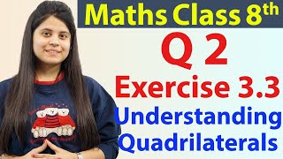 Question 2  Ex 33  Understanding Quadrilaterals  NCERT Maths Class 8th  Ch 3 [upl. by Akirehc]