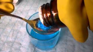 Copper Sulfate Crystals [upl. by Mada]