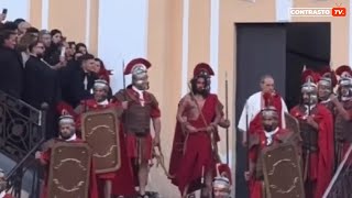 Frignano la processione delladdolorata 180324 [upl. by Kcirederf19]