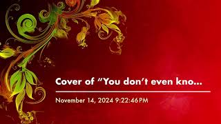 Cover of “You don’t even know who I am” by Patty Loveless [upl. by Attenyt234]