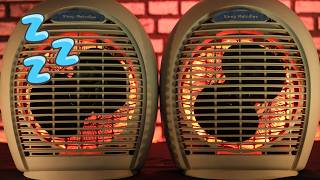 😴 Deep Twin Fan Heater Sounds with Box Fan Noise and 528 Hz Healing Sleep Frequency [upl. by Egduj]