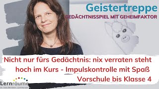 Geistertreppe Merkfähigkeit  Arbeitsgedächtnis mit Kindern in Vorschule und Grundschule trainieren [upl. by Berga]