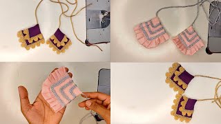 2 Two Blouse Latkan in One Video cutting and stitching  How to Make Blouse Latkan [upl. by Aidualc]