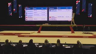 Jennifer Gadirova  GOLDBeamWAG SNR App2022 British Gymnastics Championships [upl. by Aitnahs283]