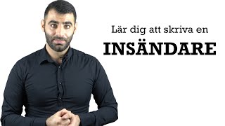 Lär dig att skriva en insändare argumenterande text [upl. by Kendy]