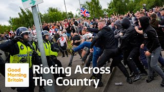 Violent Riots Across the UK Poisonous Lies Are Being Spread on Social Media [upl. by Annol]