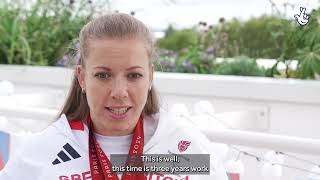 Ninetime Paralympic champion Hannah Cockroft revels in ‘buzzing’ Paris atmosphere [upl. by Bena]