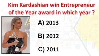 Test your knowledge about kim Kardashian  kim kardashian Quiz [upl. by Enal]