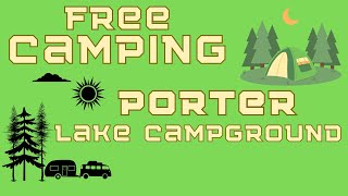 Free Camping  Porter Lake Campground Apalachicola National Forest [upl. by Fafa80]