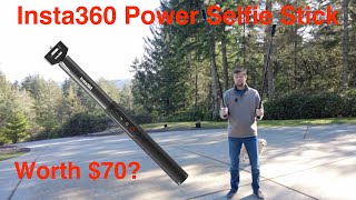 Review Insta360 Power Selfie Stick  Worth 70 [upl. by Airun]