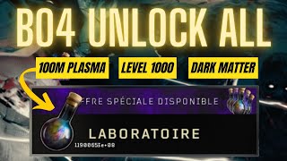 RARE BO4 PS45 UNLOCK ALL  Level 1000 100M Plasma ZOMBIES ONLY [upl. by Trelu504]