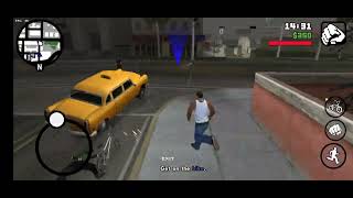 GTA SA trying to beat first mission Big smoke with crazy cheats and caarmageddon mod [upl. by Rehc]