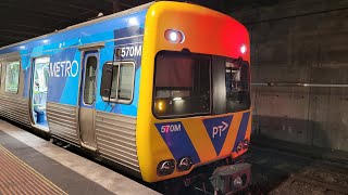 Alstom Comeng from Werribee to Flinders Street [upl. by Rumery]