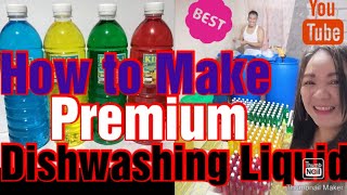 How to Make Premium Dishwashing Liquid  Step By Step Procedure  DJ Sunshine Bungisngis [upl. by Oyam977]