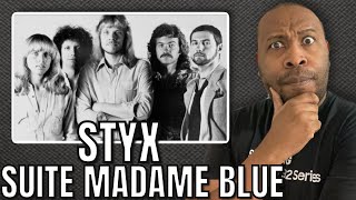 First Time Hearing  Styx  Suite Madame Blue Reaction [upl. by Euqinad]