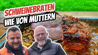 Schweinebraten auf Zwiebelbett wie von Mutti  Klaus hat mir dies Gewürz empfohlen [upl. by Darrel972]