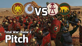 Total War Rome 2 Online Battle 21 2v2  The Gods are Pleased [upl. by Ielerol5]