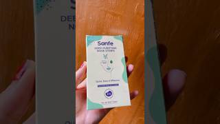 Sanfe deep purifying nose strips🫰🏻 shorts trendingshorts [upl. by Anelehs46]