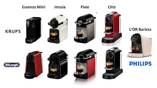 NESPRESSO  Todos los modelos  Comparativa cafeteras y guía de compra ☕🤔 [upl. by Nailij]