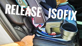 Remove  Release IsoFix Car Seat  GRACO Slimfix LX [upl. by Vitalis]