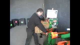 Log Splitter Hartnett Products 8 ton electric log splitter wwwhartnettproductsie [upl. by Eemla]