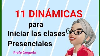 11 Dinámicas y juegos para tus clases presenciales [upl. by Gutow362]