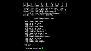 Black Hydra Brute Force Attacks With Termux [upl. by Enerol]