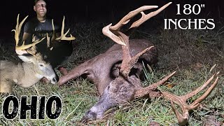 Giant Ohio Whitetail PreRut Bow Hunt  SelfFilmed Buck Of A Lifetime [upl. by Nahtnanhoj720]