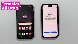 How to transfer All data from Android to iPhone 16 or iPhone 16 Pro [upl. by Mackie]
